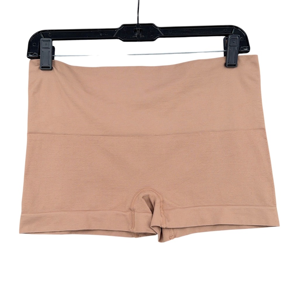 Underoutfit Style 330 Shapewear Boyshort Women L Nylon Spandex Tan